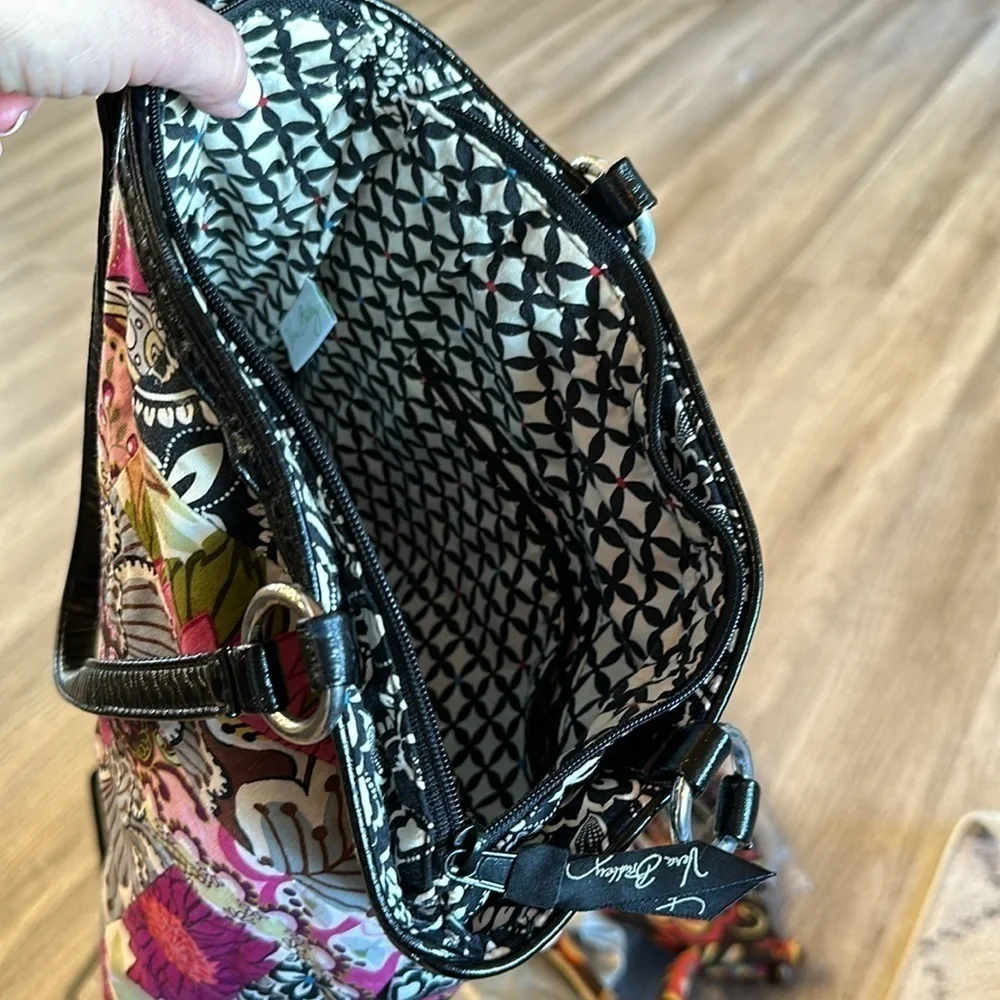 Vera Bradley Medley Tote Patchwork Limit Edition 2010 Shoulder Bag& pouch 2 pcs